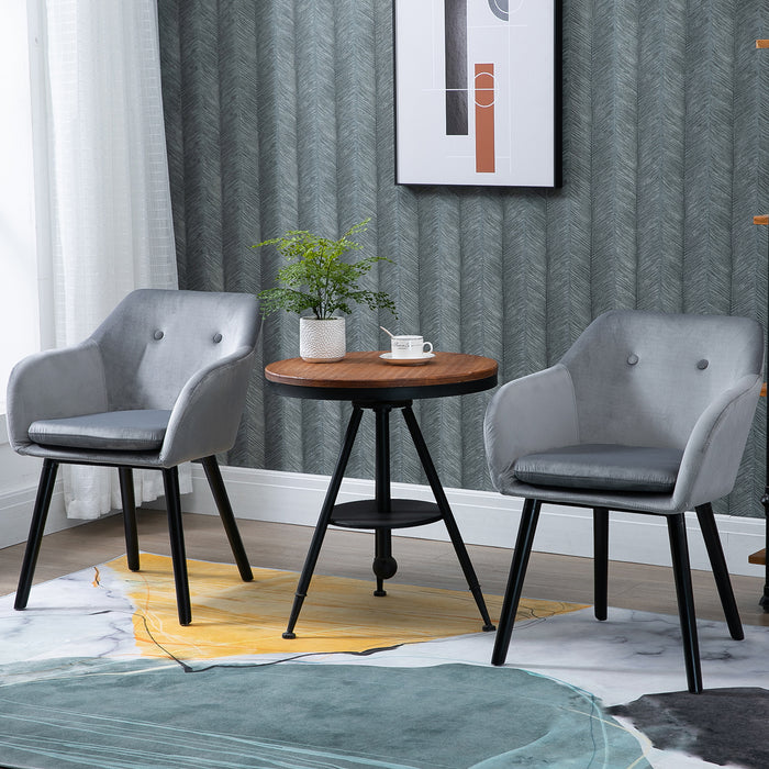 Dining Chairs Set of 2 Modern Upholstered Fabric
