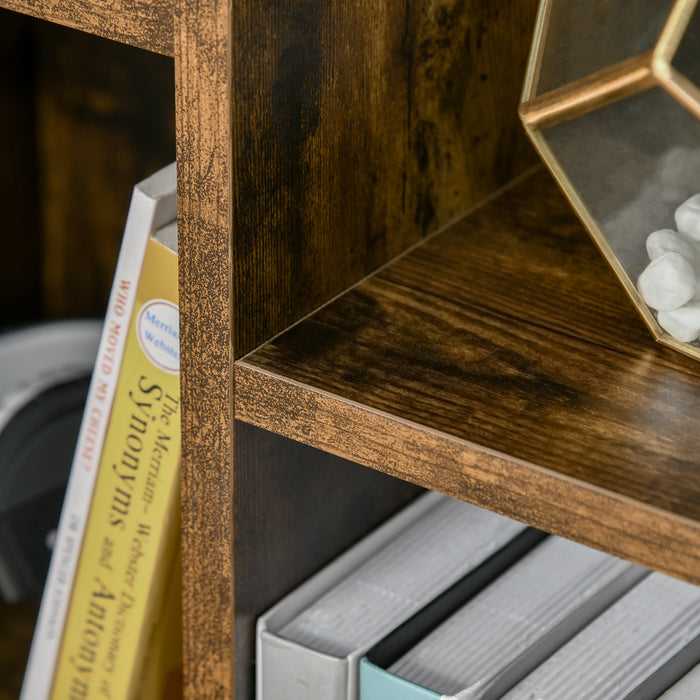 Bookcase Industrial Bookshelf Free Standing Display Cabinet Cube