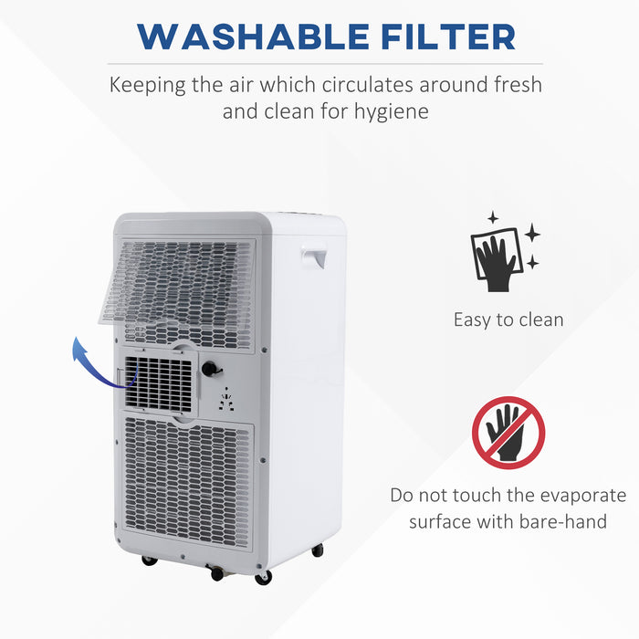 10000 BTU Mobile Portable Air Conditioner Cooling Dehumidifying