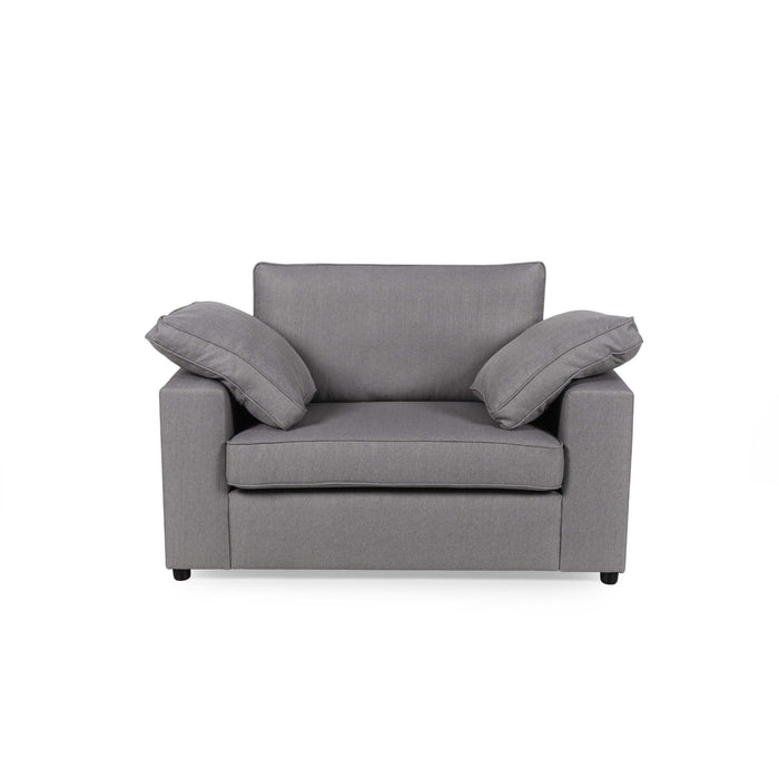 Alton Fabric Sofa 1S Silver