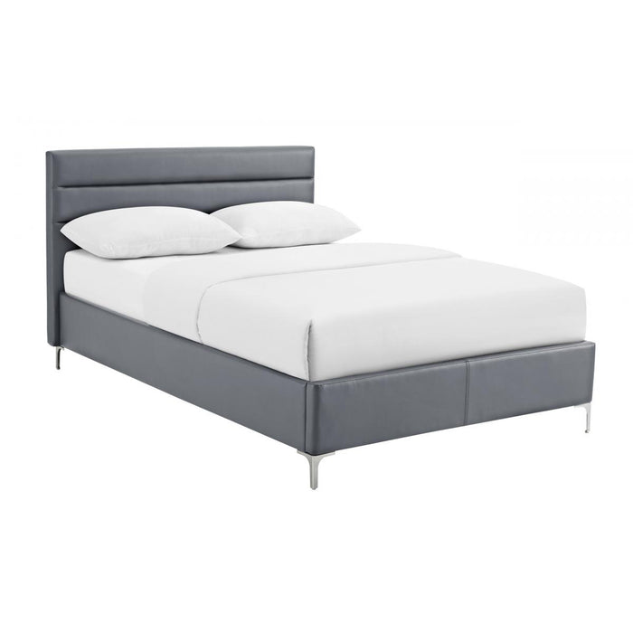 Arco PU Double Bed Grey