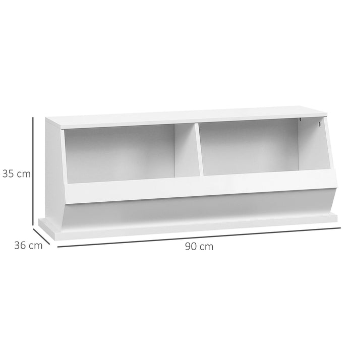 2 Cube Storage Unit Display Storage Cabinet with