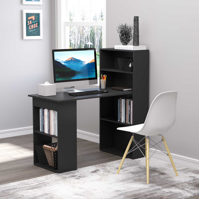120cm Modern Computer Desk Bookshelf  Writing Table