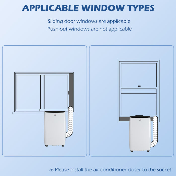 14-000 BTU Portable Air Conditioner Dehumidifier