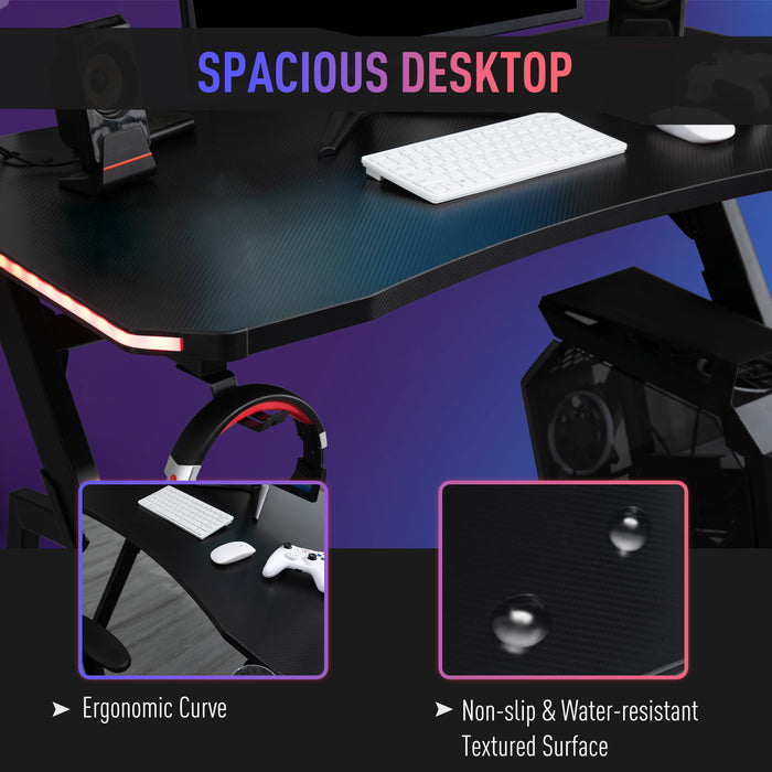 Gaming Desk Racing Style Home Office Ergonomic Computer