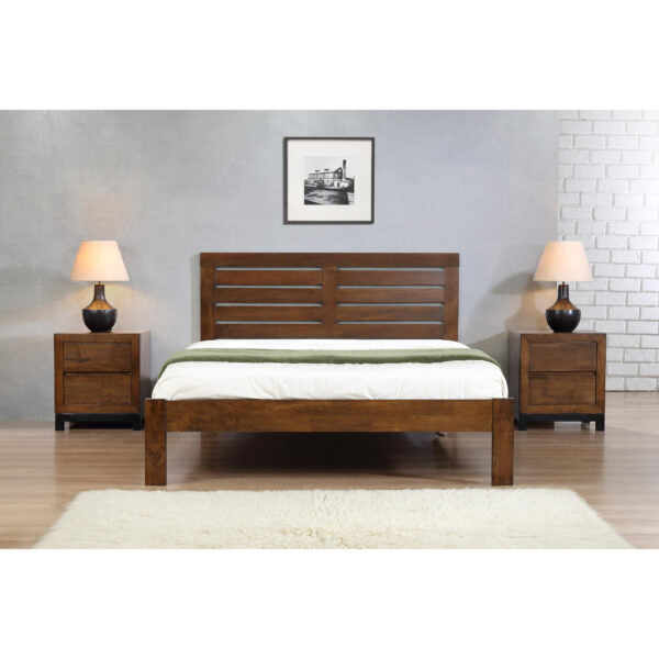 Vulcan Single Bed Rustic Oak