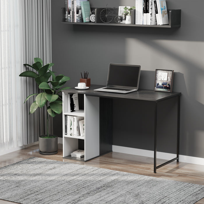 Home Office Computer Desk with Storage Shelves Study