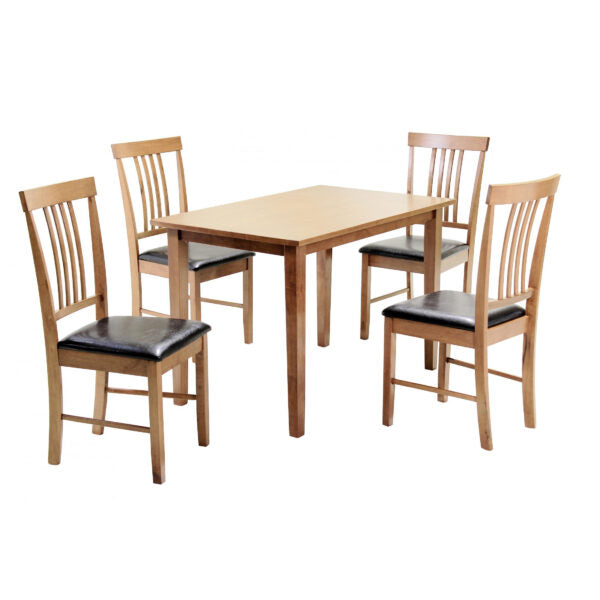 Massa Medium Dining Set with 4 Chairs