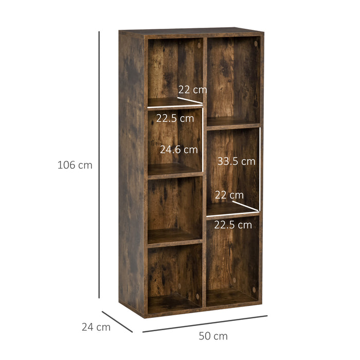 Bookcase Industrial Bookshelf Free Standing Display Cabinet Cube