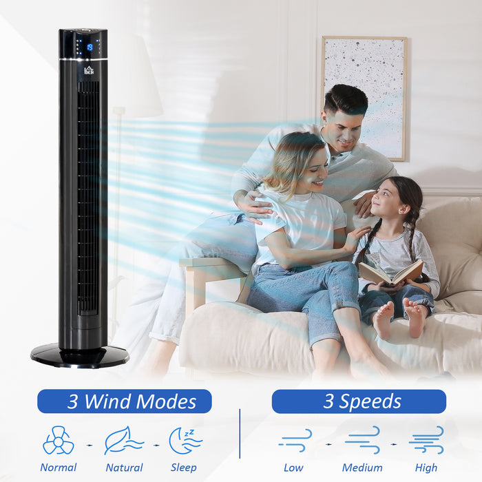 42" Anion Tower Fan Cooling for Bedroom with