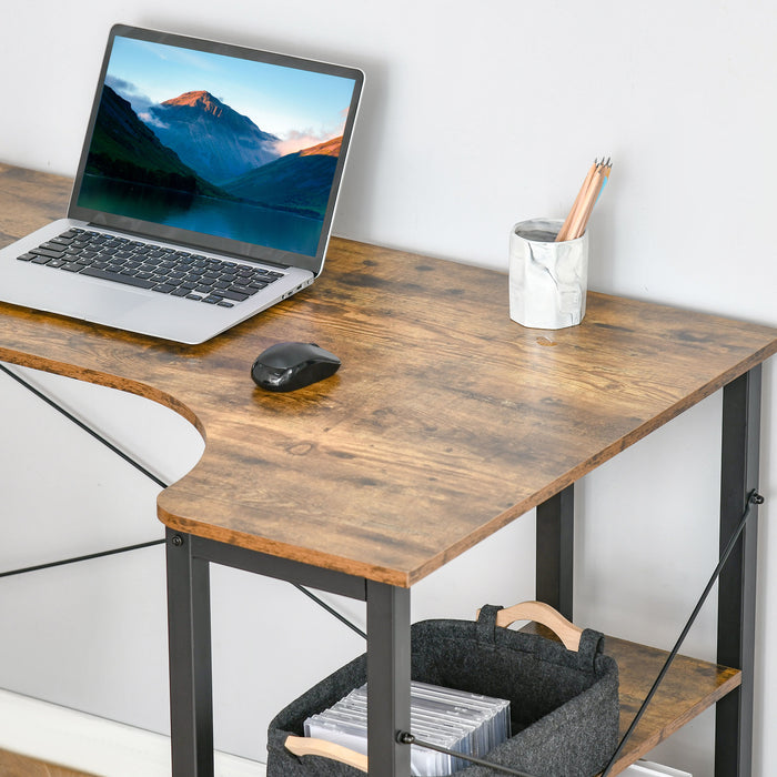 L-Shaped Computer Desk Home Office Corner Desk Study