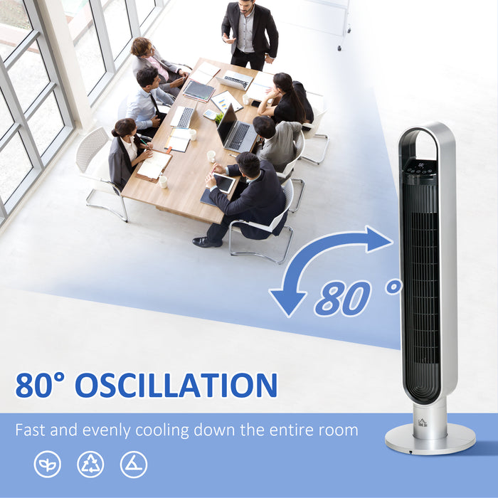 39" Anion Freestanding Tower Fan Cooling for Bedroom