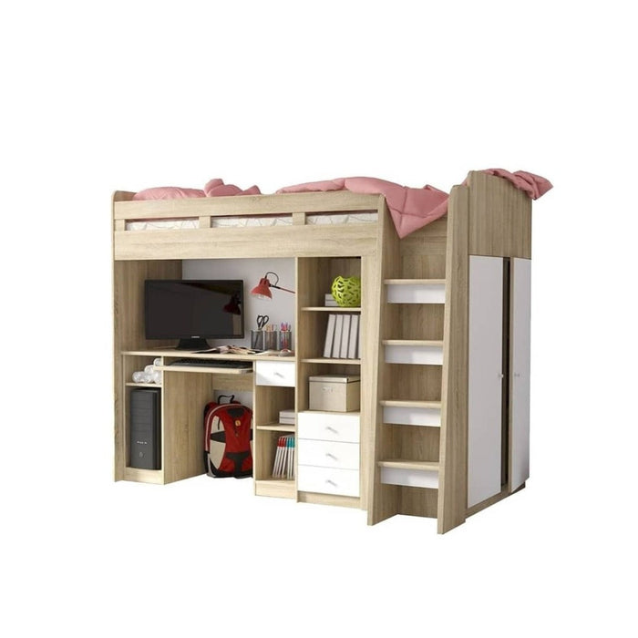 Cabin Bed Unit With Wardrobe