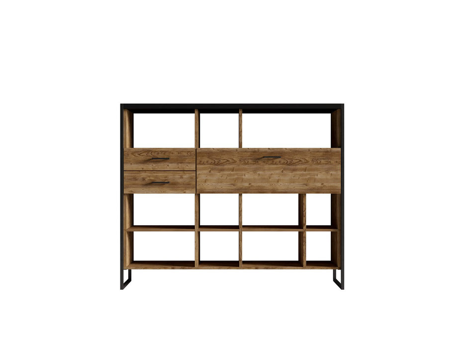 Tarabo 48 Bookcase, 154cm, Oak Canyon