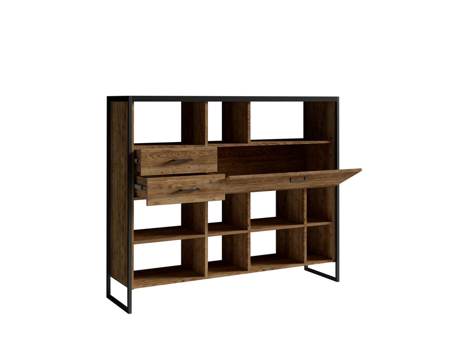 Tarabo 48 Bookcase, 154cm, Oak Canyon