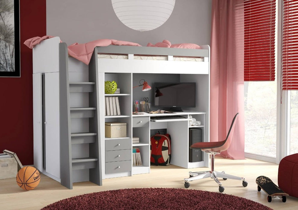 Cabin Bed Unit With Wardrobe