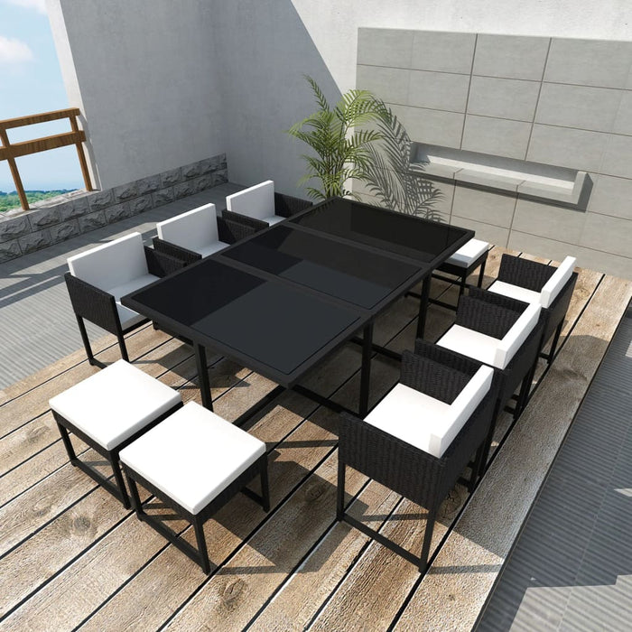 11 Piece Outdoor Dining Set with