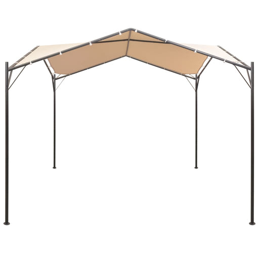 Gazebo Pavilion Tent Canopy 3x3 m Steel Beige.