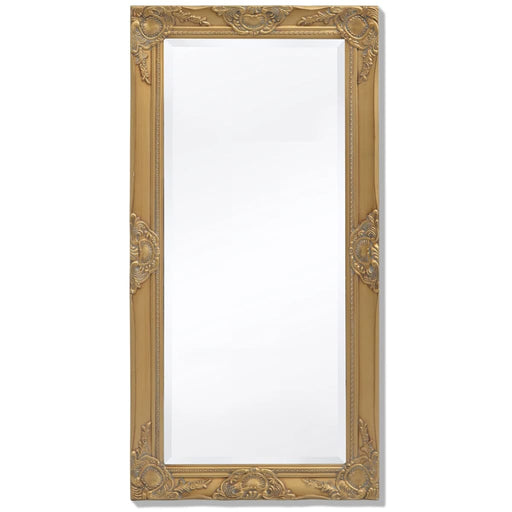 Wall Mirror Baroque Style 100x50 cm Gold.