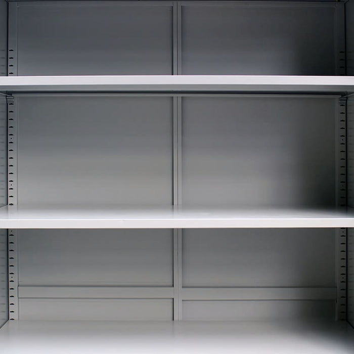 Office Cabinet 90x40x140cm Steel Grey.