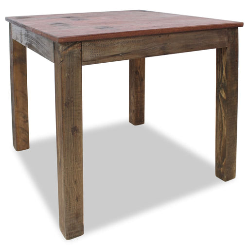 Dining Table Solid Reclaimed Wood 82x80x76 cm.