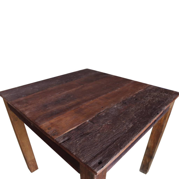 Dining Table Solid Reclaimed Wood 82x80x76 cm.