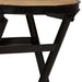Desk with Folding Stool Solid Mango Wood 115x50x76 cm.