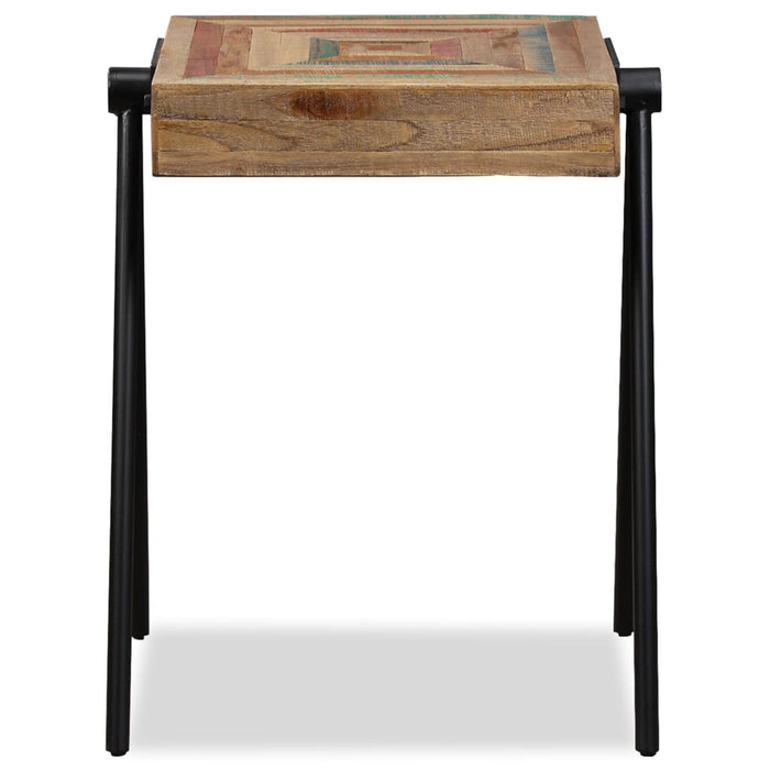 Side Table Solid Reclaimed Teak.