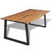 Dining Table Solid Acacia Wood 200x90 cm.