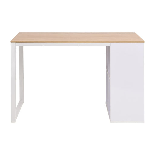 Writing Desk 120x60x75 cm Oak and White.