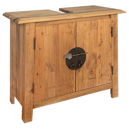Bathroom Furniture Set Recycled Solid Recycled Pinewood.