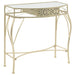 Side Table French Style Metal 82x39x76 cm Gold.