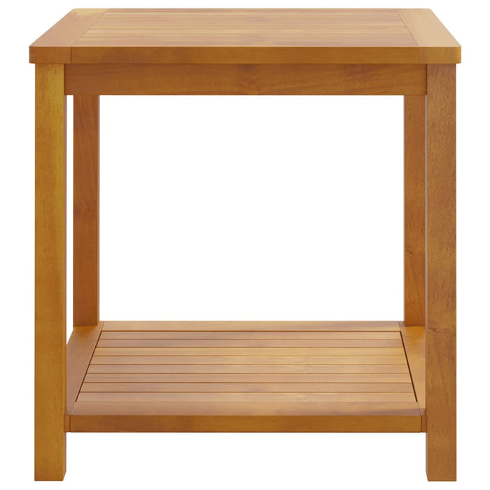 Side Table Solid Acacia Wood 45x45x45 cm.