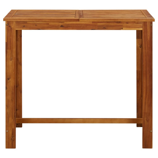 Bar Table Solid Acacia Wood 120x60x105 cm.