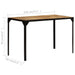 Dining Table Solid Rough Mange Wood and Steel 120 cm.
