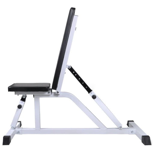 Workout Bench with Barbell and Dumbbell Set 30.5 kg.