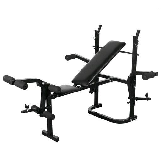 Weight Bench with Weight Rack, Barbell and Dumbbell Set 30.5kg.