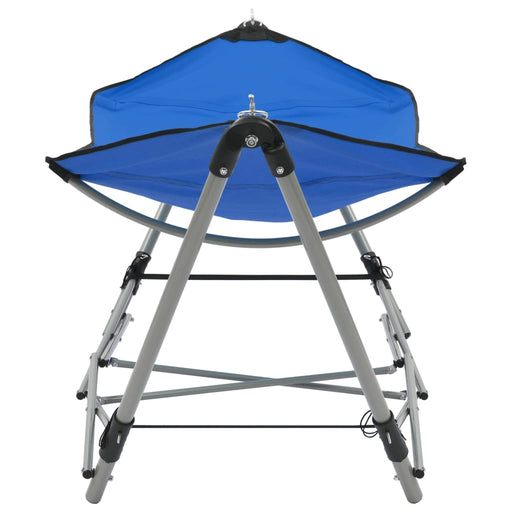 Hammock with Foldable Stand Blue.