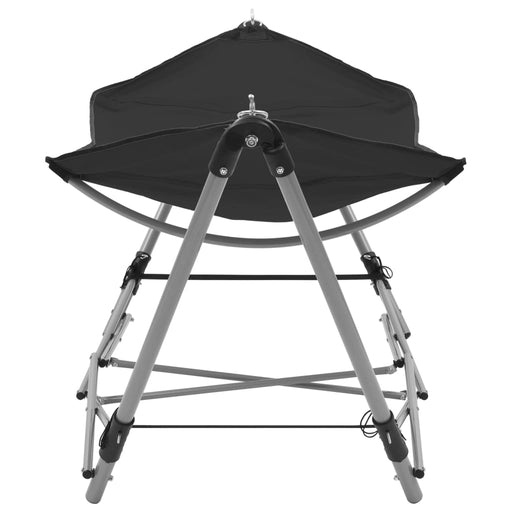 Hammock with Foldable Stand Black.