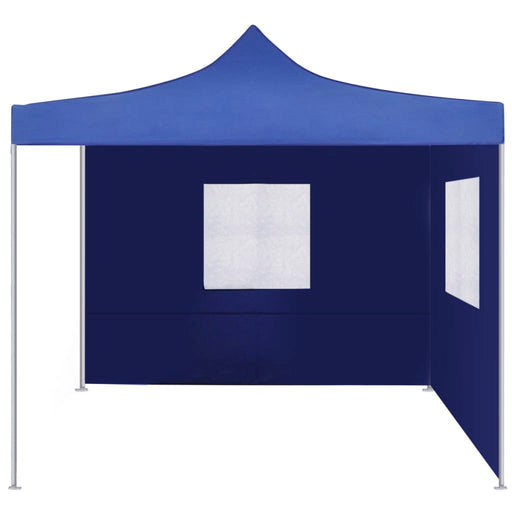 Foldable Tent with 2 Walls 3x3 m Blue.