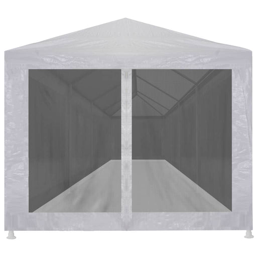 Party Tent with 10 Mesh Sidewalls 12x3 m.