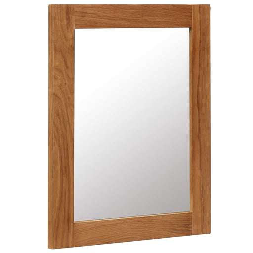 Mirror 40x50 cm Solid Oak Wood.