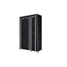 Folding Wardrobe Black 110x45x175 cm.