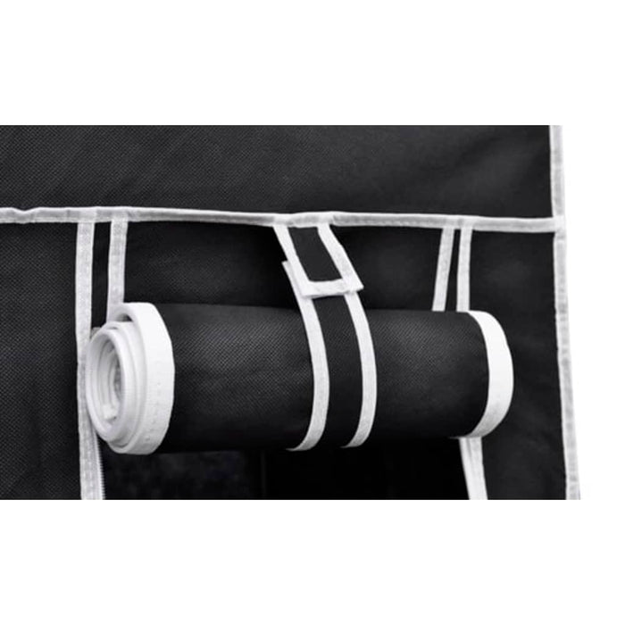 Folding Wardrobe Black 110x45x175 cm.