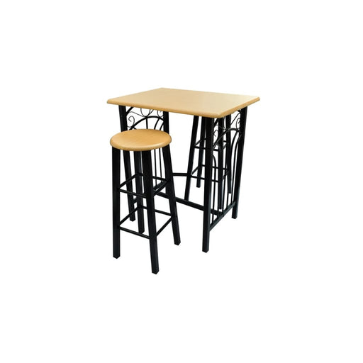 Breakfast/Dinner Table Dining Set MDF with Black.