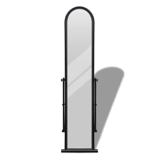 Free Standing Floor Mirror Full Length Rectangular Black.