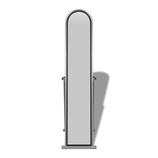 Free Standing Floor Mirror Full Length Rectangular Grey.