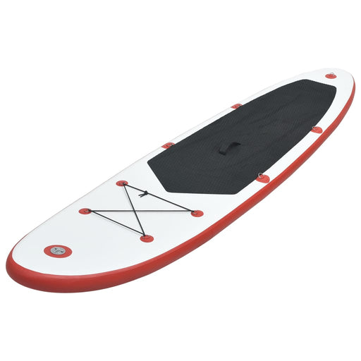 Stand Up Paddle Board Set SUP Surfboard Inflatable Red and White.