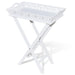 Side Table with Tray White.