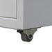 File Cabinet with 5 Drawers Grey 68.5 cm Steel.